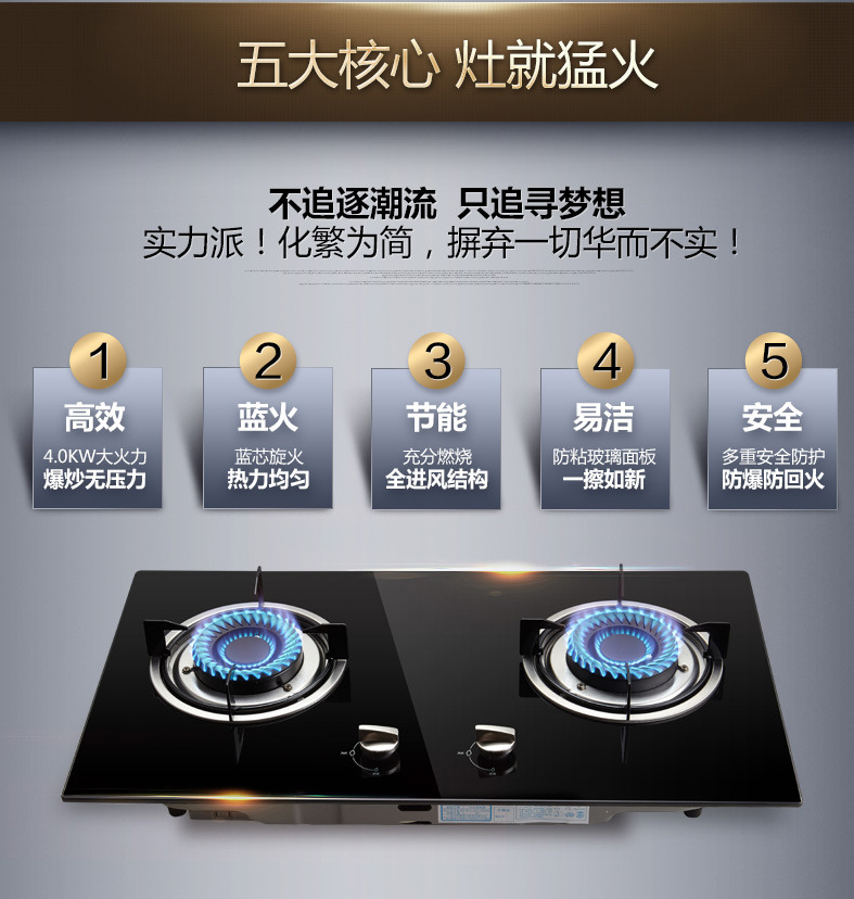 万和燃气灶b8l06x天然气灶液化气灶嵌入式灶具节能